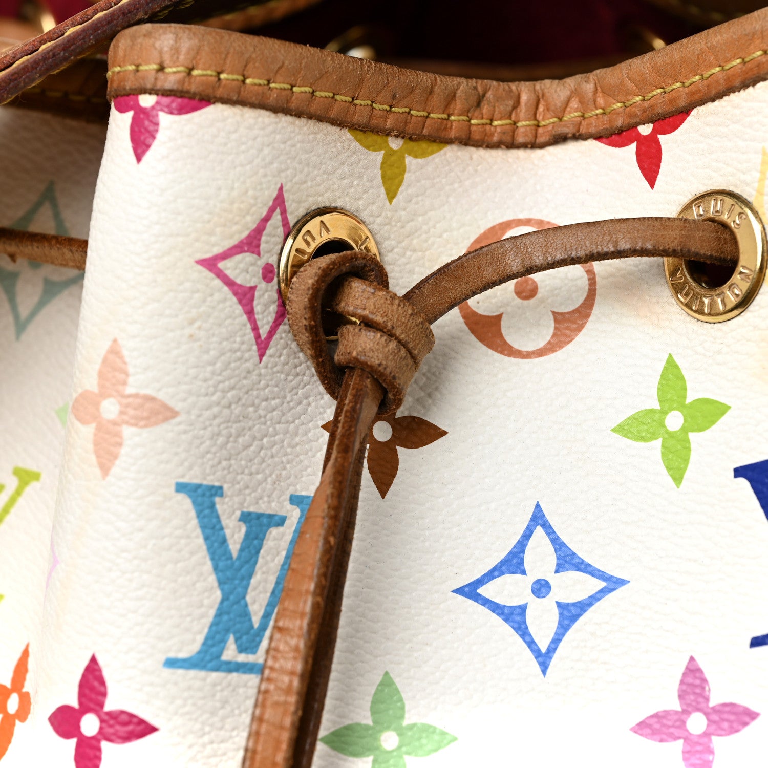 Louis Vuitton Monogram Multicolor Petit Noe White 14 of 26