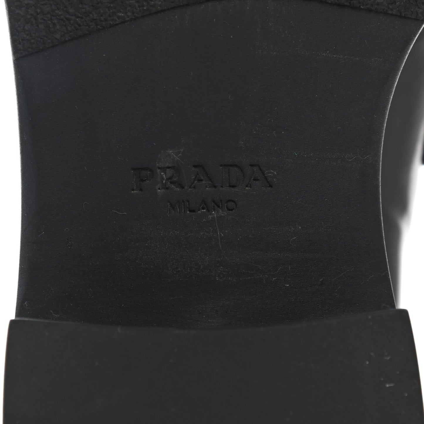 Spazzolato Metal Triangle Logo 50mm Loafers 37 Black