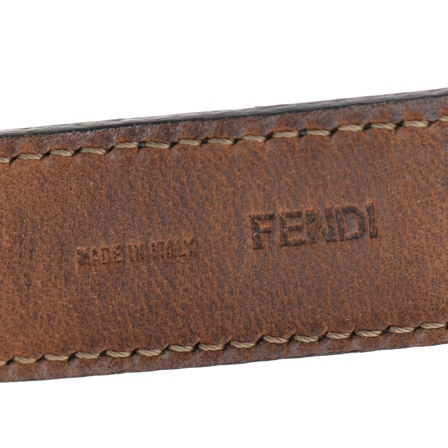 Fendi Nappa Goldmine Double Wrap Cuff Bracelet Gold Black 4 of 5