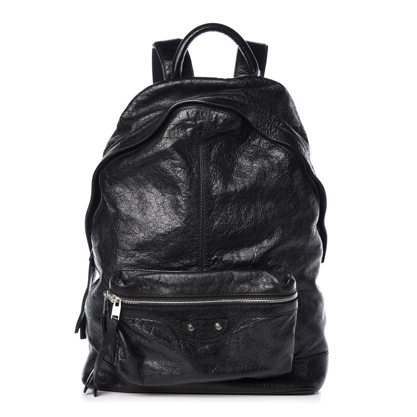 Agneau Classic Hardware Backpack Black