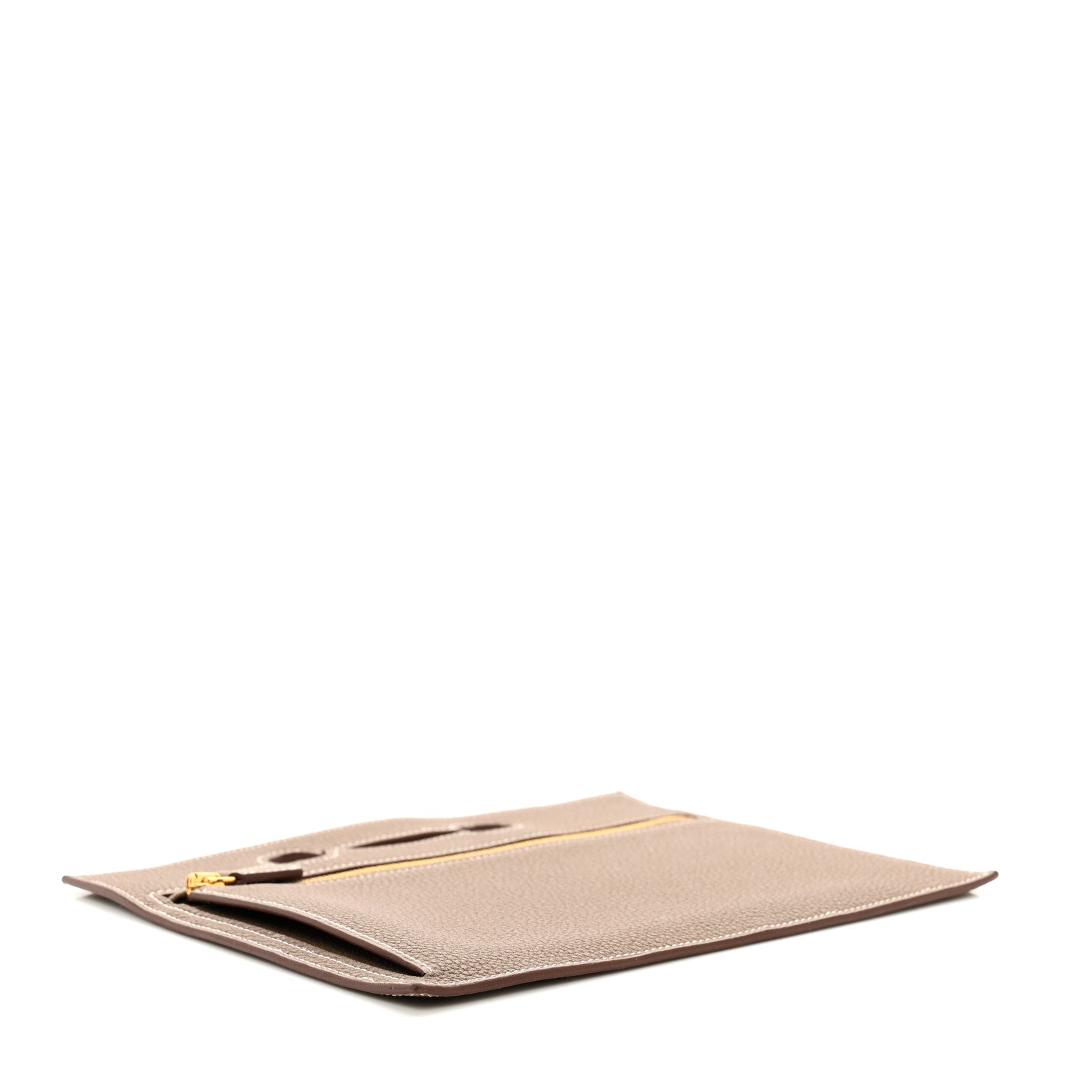 Hermes Togo Backpocket Pouch 25 Etoupe 4 of 8