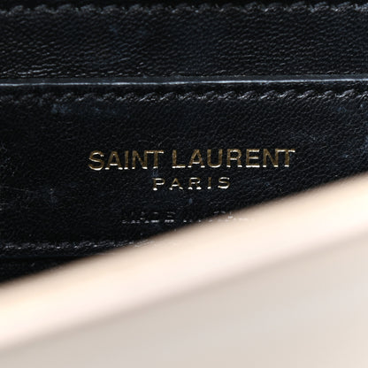 Saint Laurent Grain De Poudre Small Monogram Kate Satchel Nude Powder 8 of 9