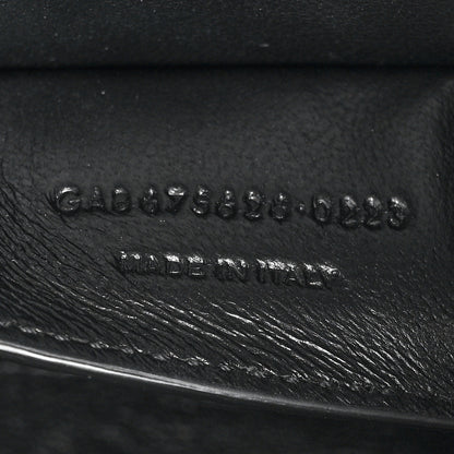 Saint Laurent SAINT LAURENT Smooth Calfskin Manhattan Shoulder Bag Black Beige 7 of 12