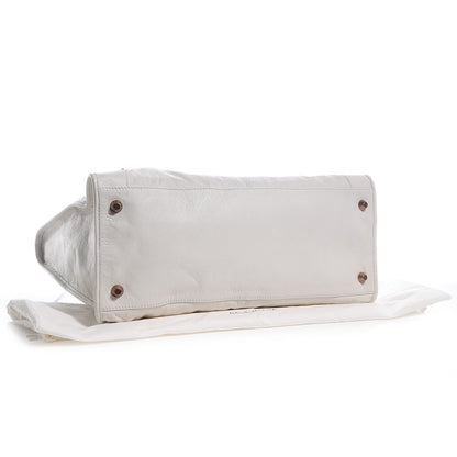 Balenciaga Agneau Giant 12 Rose Gold Hardware Work White Light 4 of 7
