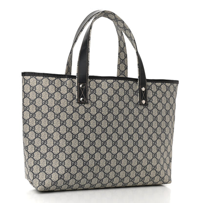 Gucci GG Plus Monogram Medium Signature Web Loop Tote Navy 4 of 11