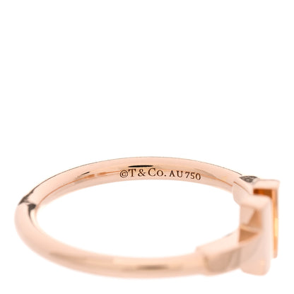 Tiffany 18K Rose Gold T Wire Ring 49 5 4 of 4