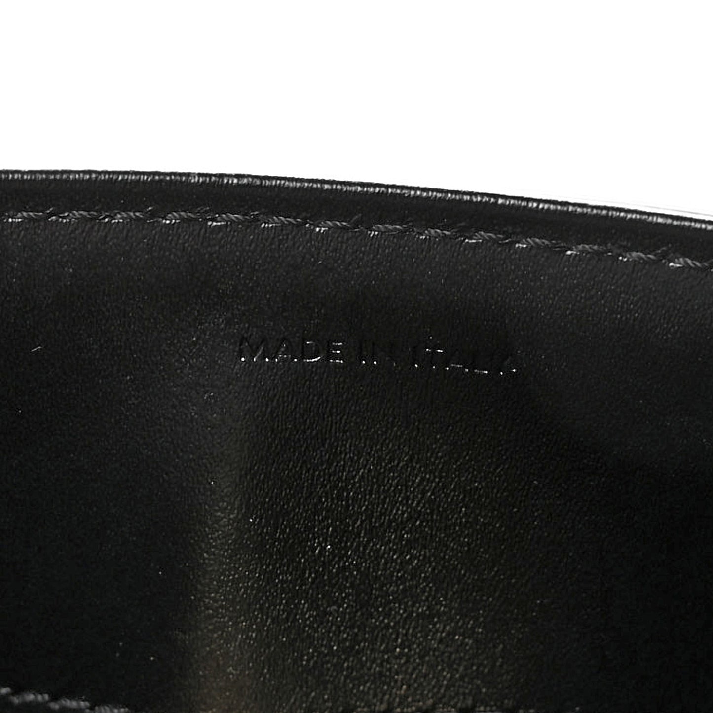 Satinated Calfskin Small 16 Top Handle Bag Black