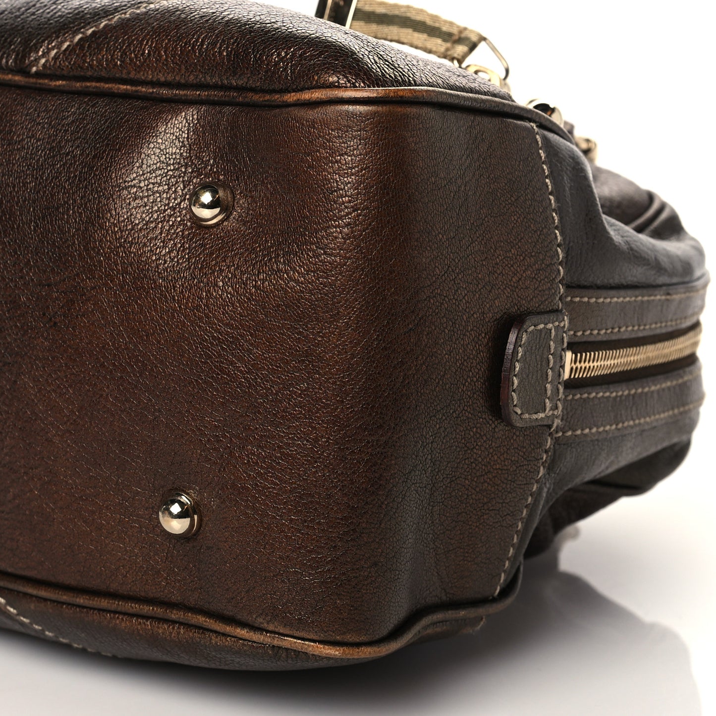 Metallic Capri Large Bowler Bronze