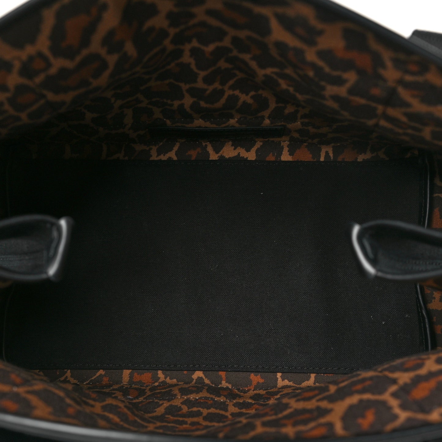 Cotton Canvas Calfskin S Black