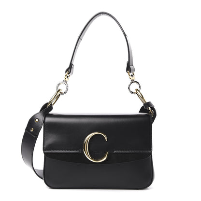 Chloe Calfskin Small C Double Carry Black 1 of 9