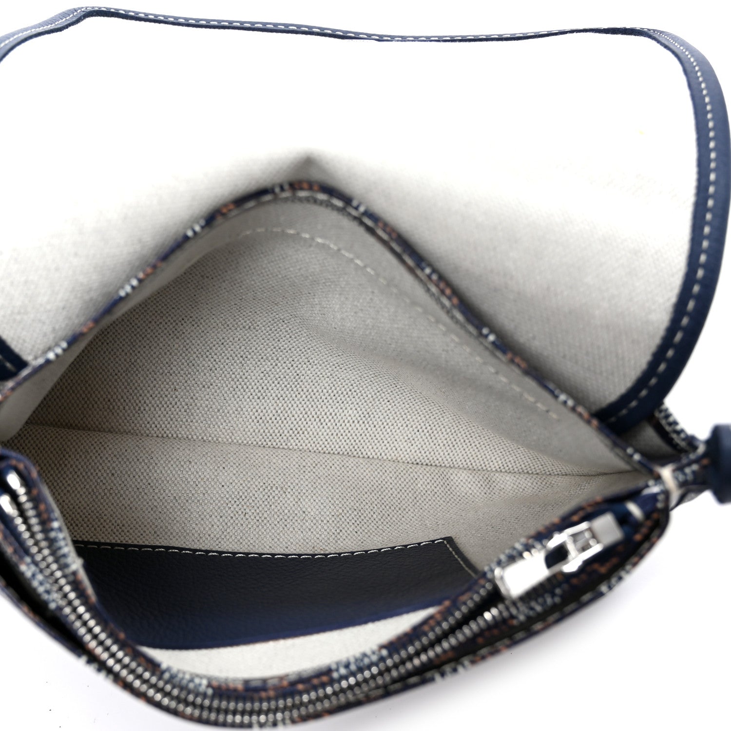 Goyard Goyardine Plumet Wallet Clutch Navy 4 of 10