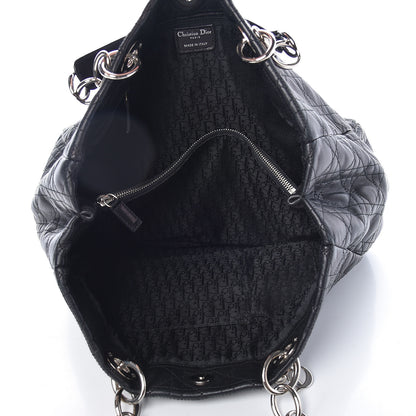 Christian Dior Lambskin Cannage Large Dior Soft Shopping Tote Black 5 of 20