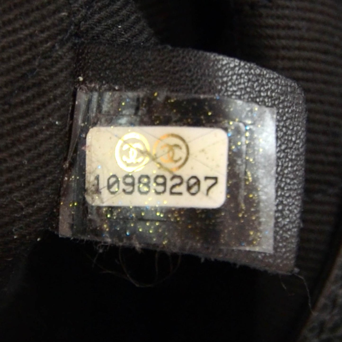 Distressed Caviar Outdoor Ligne Tote Black