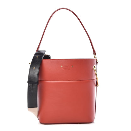 Chloe Smooth Calfskin Medium Roy Bucket Bag Earthy Red 1 of 9