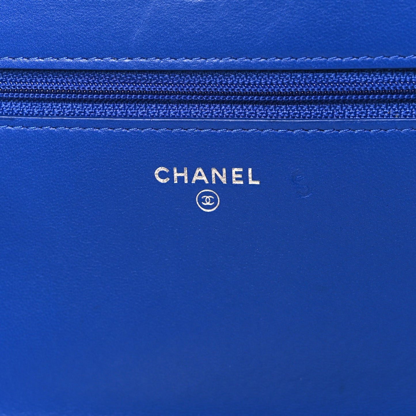 Lambskin Quilted Wallet On Chain WOC Blue Orange Green