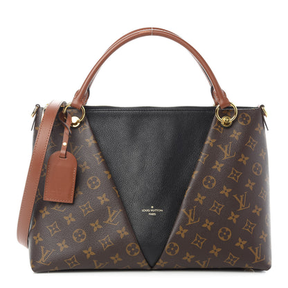 Louis Vuitton Monogram V Tote MM Black 1 of 9