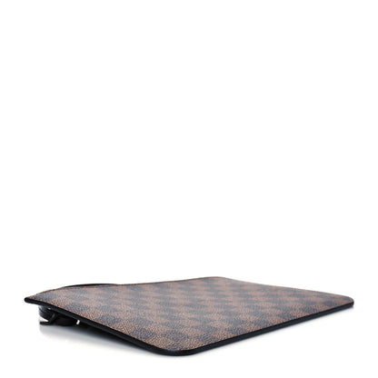 Louis Vuitton Damier Ebene Neverfull MM GM Pochette 4 of 9
