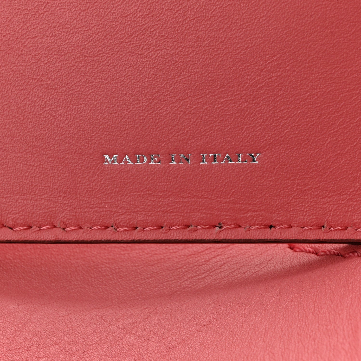 Burberry Supple Calfskin Medium Bucket Coral Pink 9 of 17