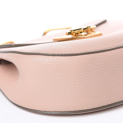 Chloe Grained Lambskin Mini Drew Shoulder Bag Cement Pink 7 of 13
