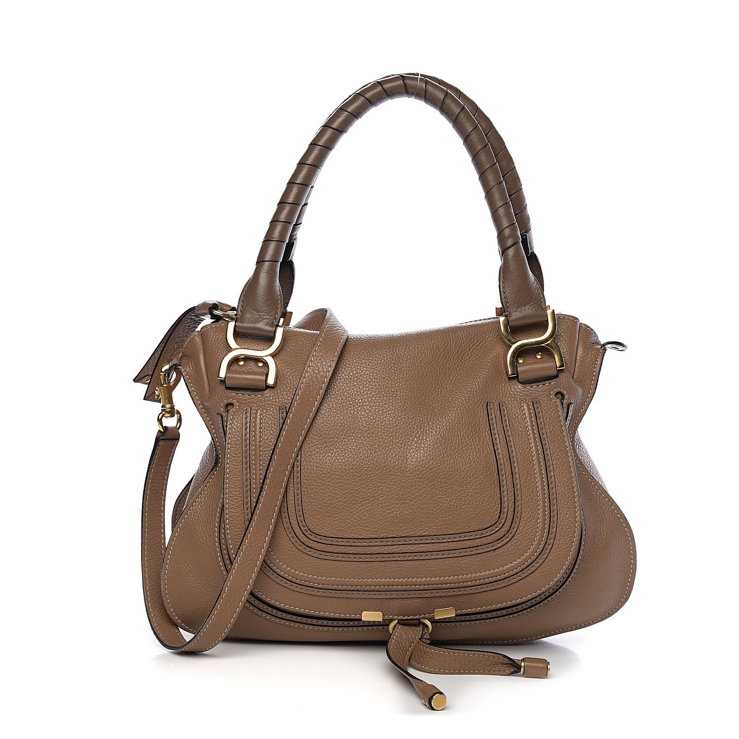 Chloe Calfskin Medium Marcie Satchel Nut 1 of 12
