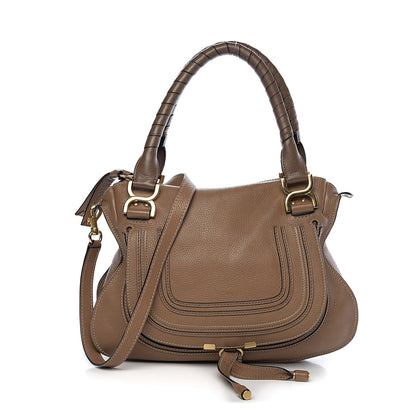 Chloe Calfskin Medium Marcie Satchel Nut 1 of 12