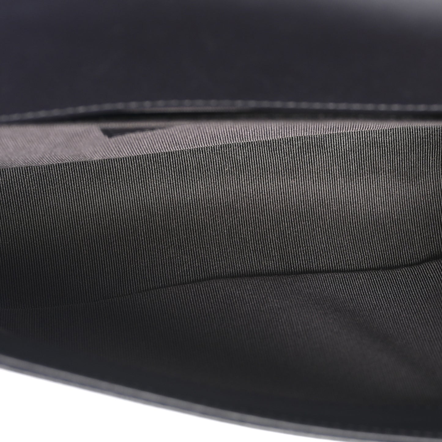 Calfskin Quilted Small Boy Flap Dark Grey
