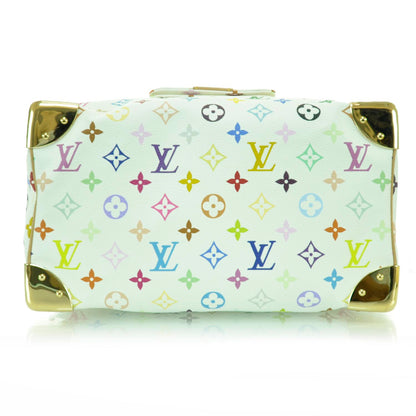 Louis Vuitton Monogram Multicolor Speedy 30 White 6 of 10