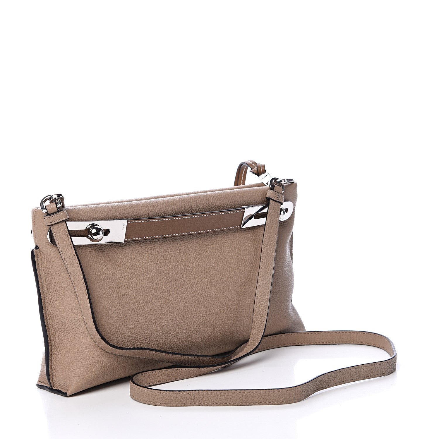 Loewe Grained Calfskin Small Missy Bag Sand 2 of 12