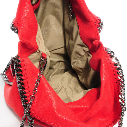 Stella McCartney Faux Leather Shaggy Deer Large Falabella Tote Flame 6 of 10