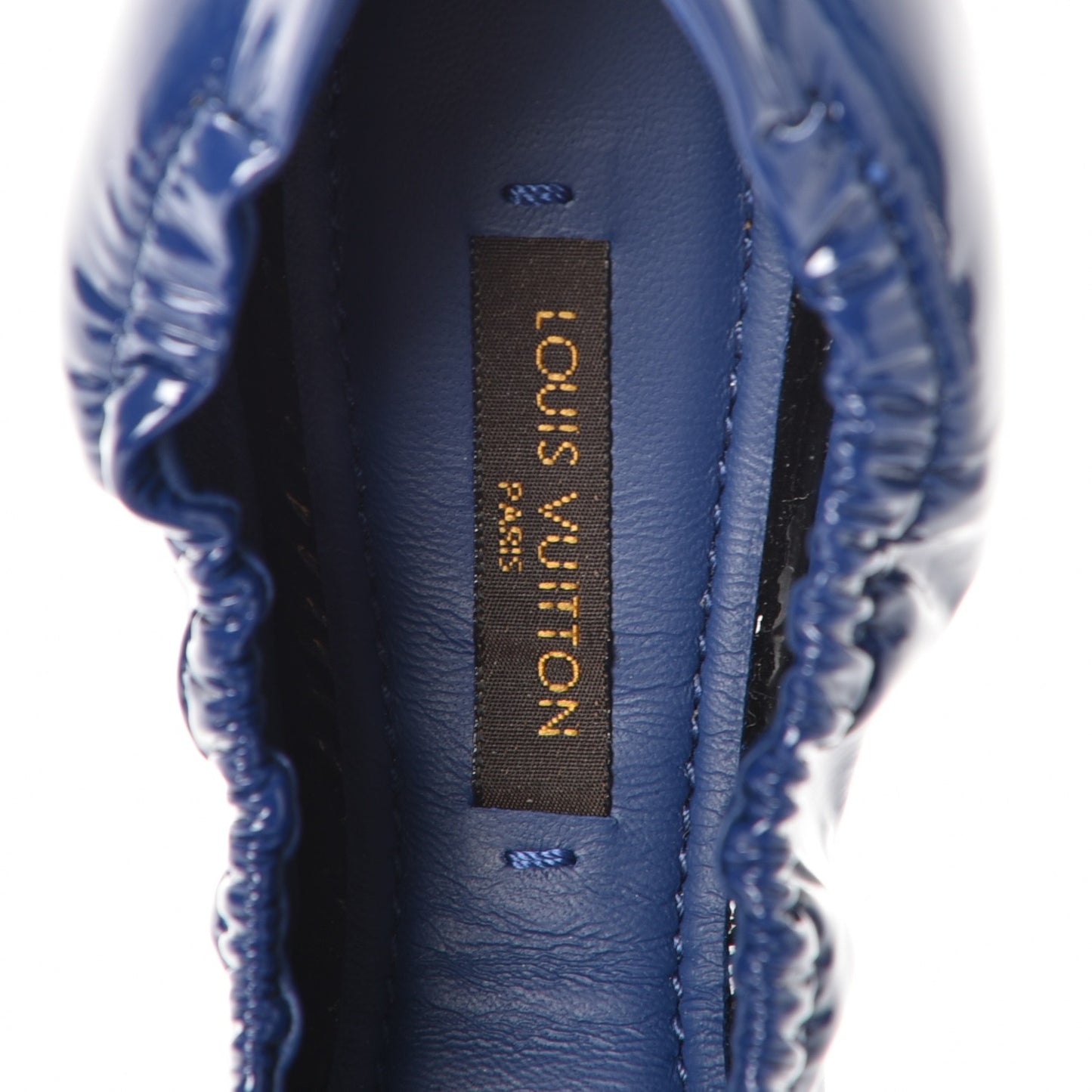 Patent Lucky Charm Ballet Flats 37.5 Blue