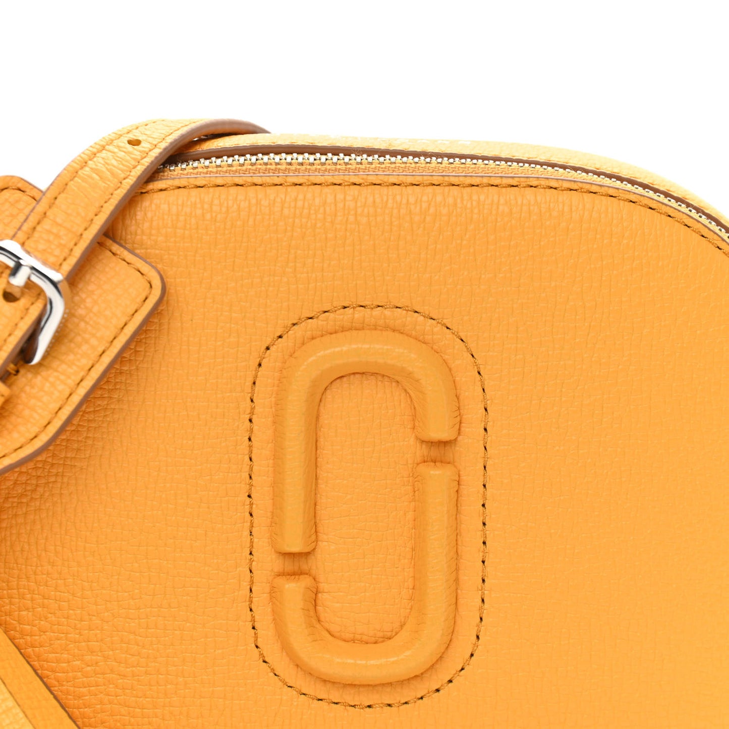 Calfskin Shutter Camera Crossbody Bag Artisan Gold