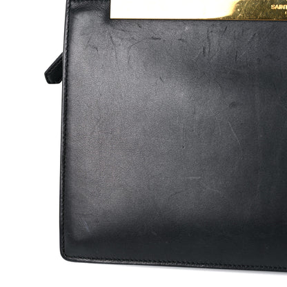 Saint Laurent Leather Lutetia Clutch Black 24 of 29