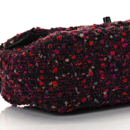 Chanel Tweed Quilted Mini Rectangular Flap Pink Multicolor 7 of 8