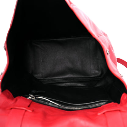 Proenza Schouler Calfskin Large PS Courier Backpack Red 5 of 31