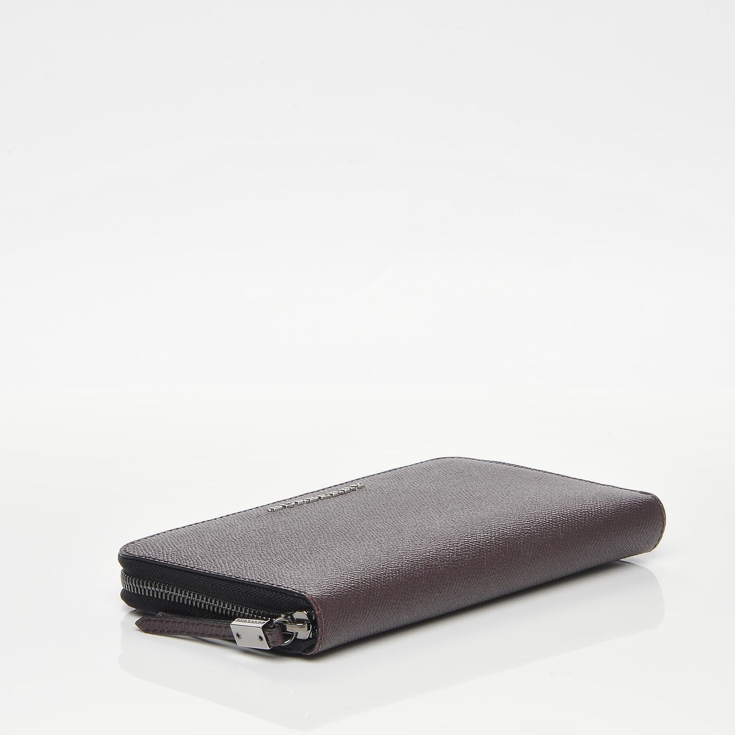 London Calfskin Elmore Zip Around Wallet Wine