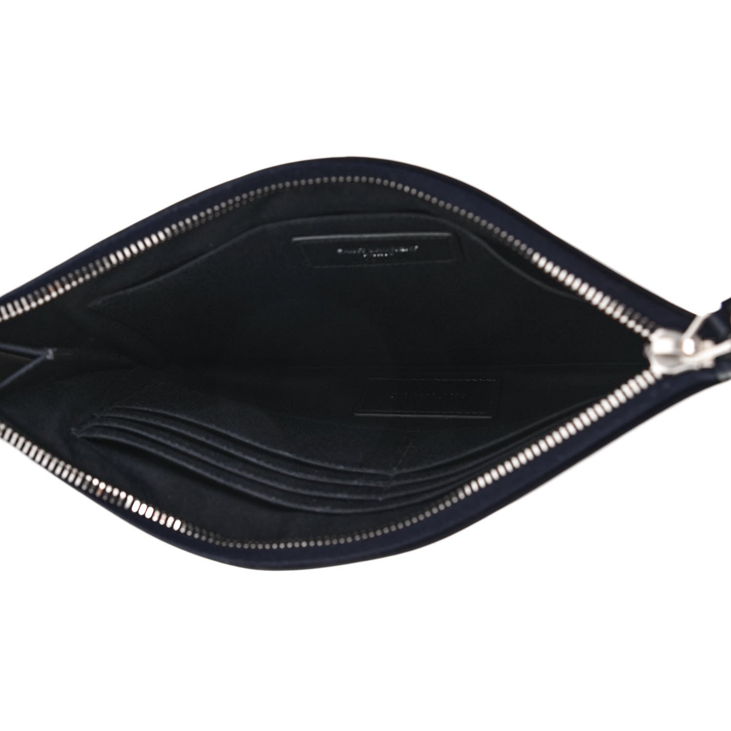 Saint Laurent Calfskin Mini ID Tablet Holder Deep Marine 5 of 7