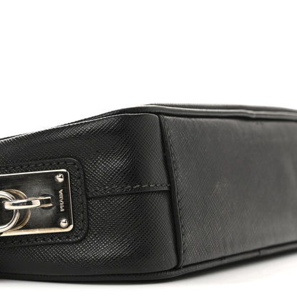 Prada Saffiano Buckle Camera Bag Black 9 of 16