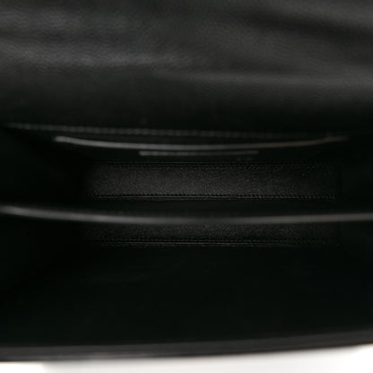 Saint Laurent Grain de Poudre Mini Classic Monogram Cassandra Top Handle Black 5 of 9
