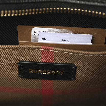 Burberry Calfskin Mega Check Small Banwell Tote Black 6 of 9