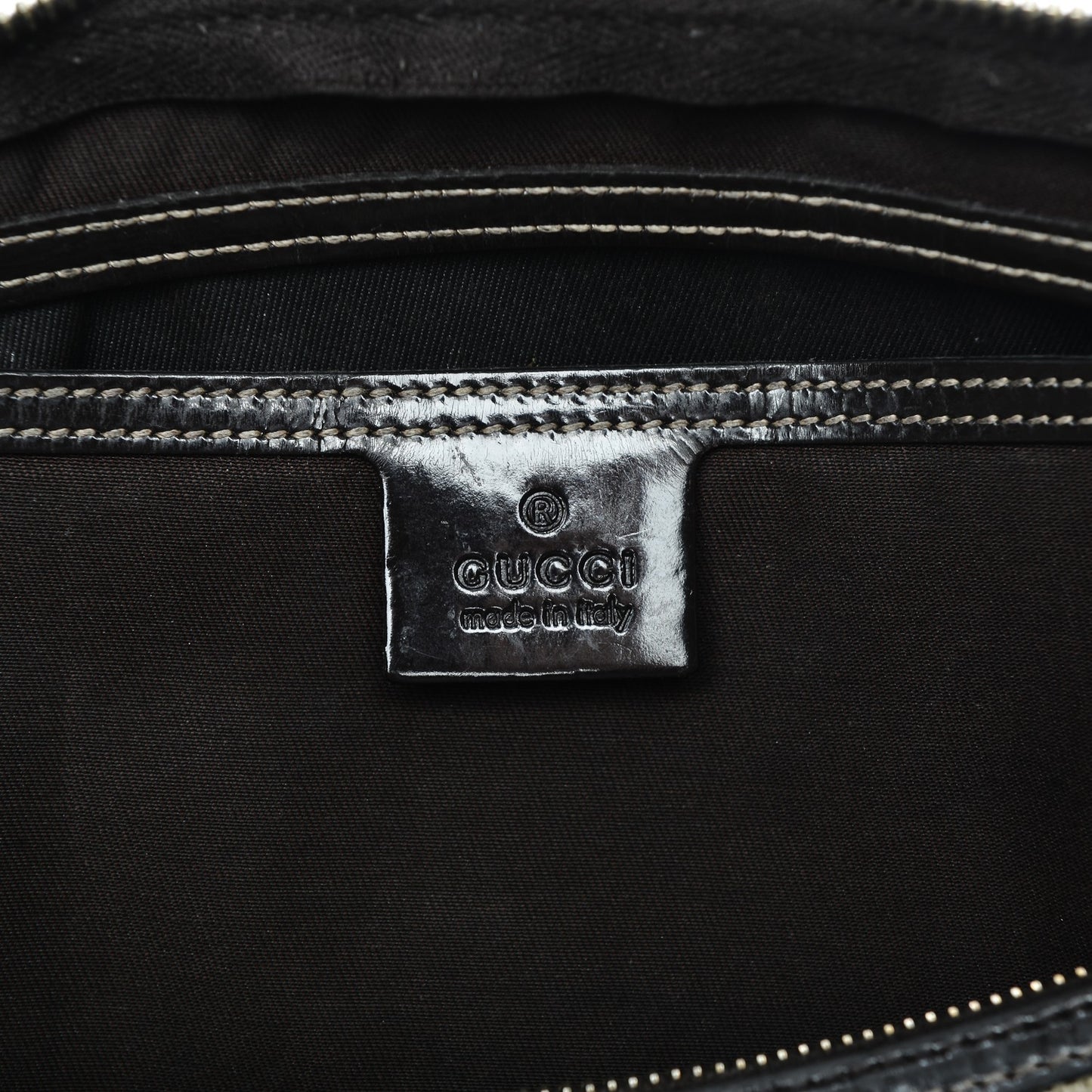 GG Plus Monogram Medium Joy Boston Dark Brown