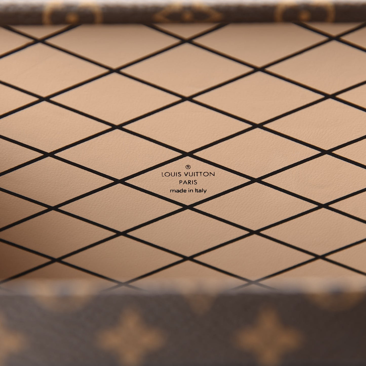Monogram Tressage Petite Malle Creme