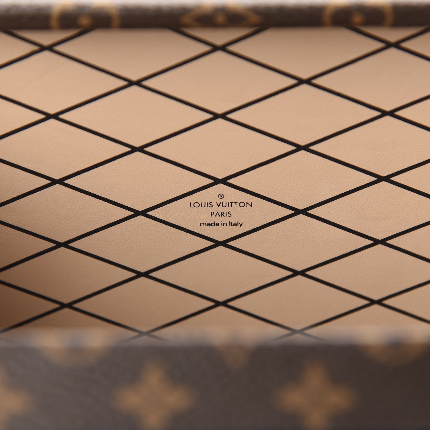 Louis Vuitton Monogram Tressage Petite Malle Creme 8 of 9