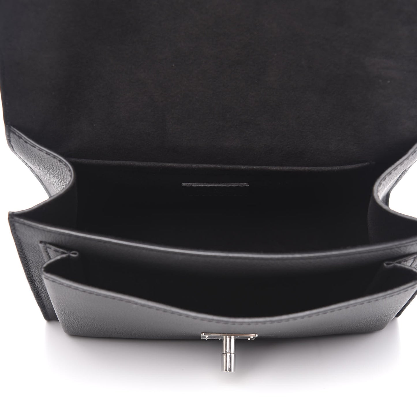 Soft Calfskin My Lockme Chain Bag BB Black