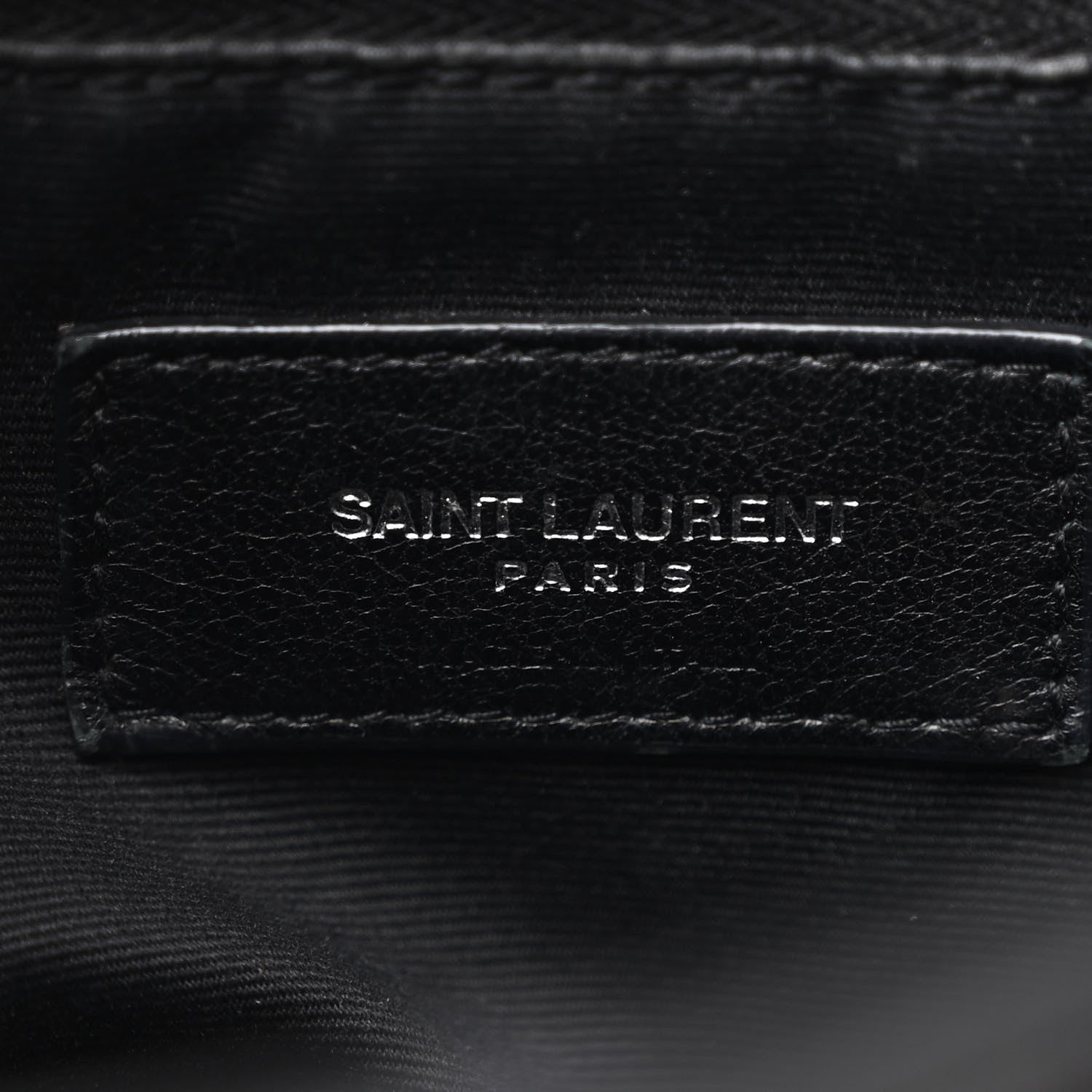 Saint Laurent Calfskin Y Quilted Monogram Small Loulou Backpack Black 6 of 10