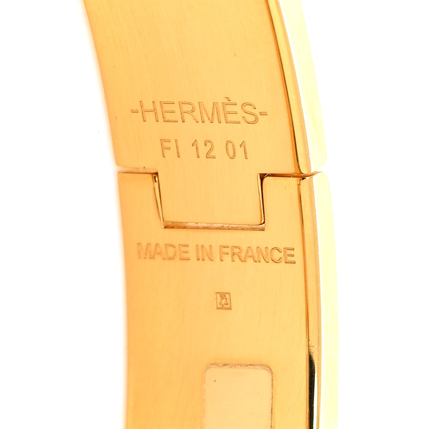 Enamel Narrow Clic Clac H Bracelet PM Orange