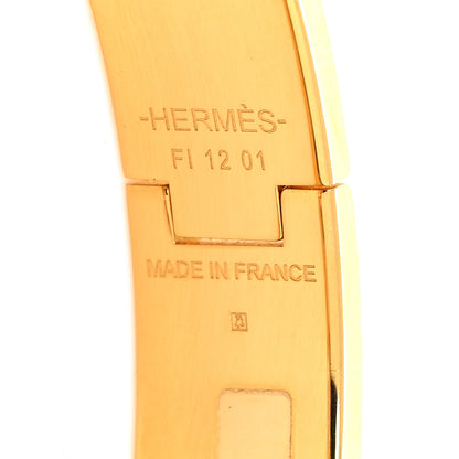 Hermes Enamel Narrow Clic Clac H Bracelet PM Orange 5 of 5
