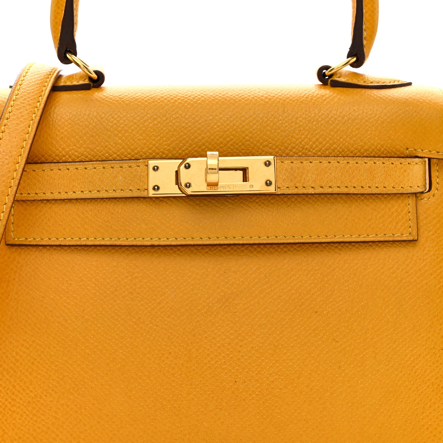 クリーニング済♡HERMES ノースリーブ イエロー サイズ38 Hermes Courchevel Mini Kelly Sellier 20 Jaune 1873369 – FASHIONPHILE