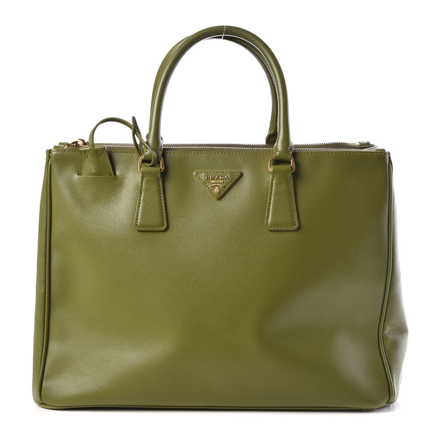 Saffiano Large Galleria Double Zip Tote Edera