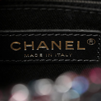 Chanel Tweed Sequin Mini Coco Handle Flap Black 6 of 10