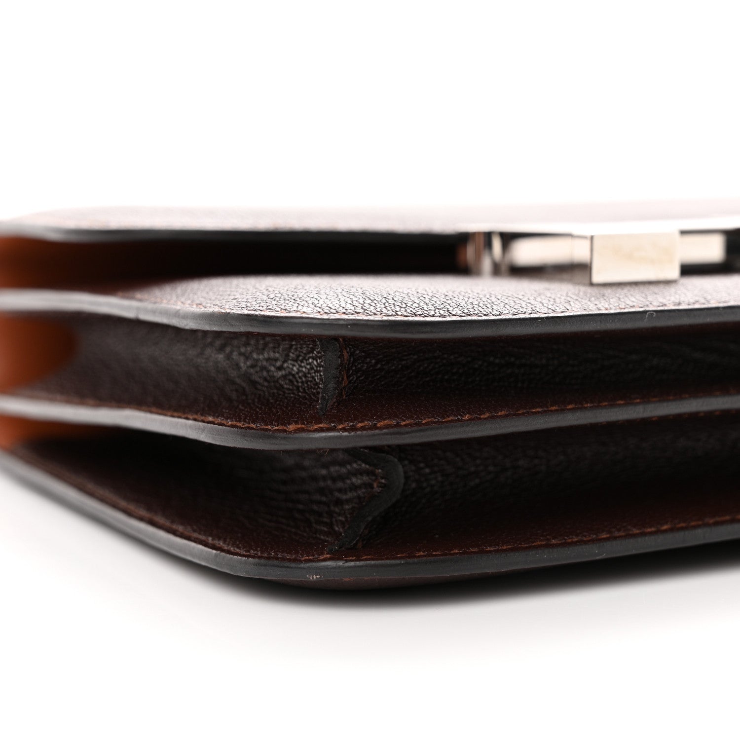 Hermes Chevre Chamkila Verso Constance 18 Havane Gold 9 of 12